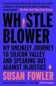 Book cover for "Whistleblower" by Susan J. Fowler