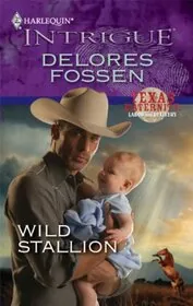 Book cover for "Wild Stallion" by Delores Fossen