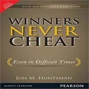 Book cover for "Winners Never Cheat" by Jon M. Huntsman