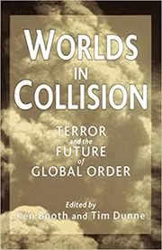 Book cover for "Worlds in Collision" by Ken Booth